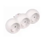 Azonnal elérhető ELOSZTÓ 3-ES FÖLDELT FEHÉR 16A/250V 45C ELFORDITOTT ULTRATECH UT-AD107WH