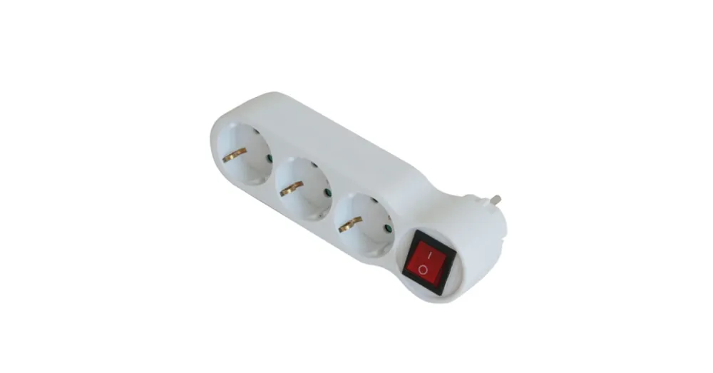 Alacsony ár ELOSZTÓ 3-ES FÖLDELT FEHÉR 16A/250V ULTRATECH UT-AD119WH