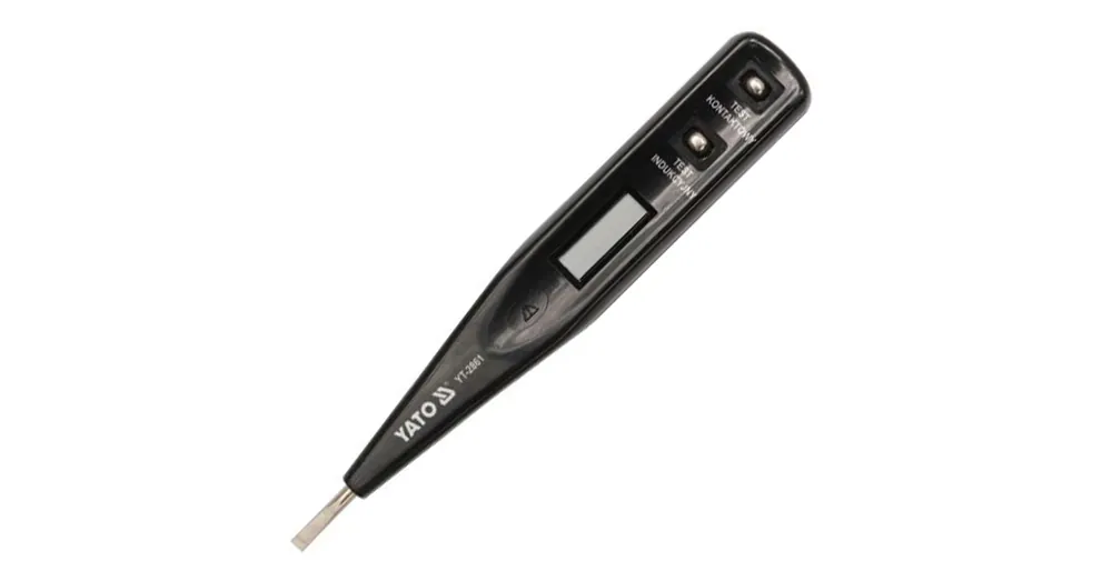YATO 2861 VOLTMÉRŐ DIGITÁLIS 12-250V LCD KIJELZŐ 50-500HZ Különleges ajánlat