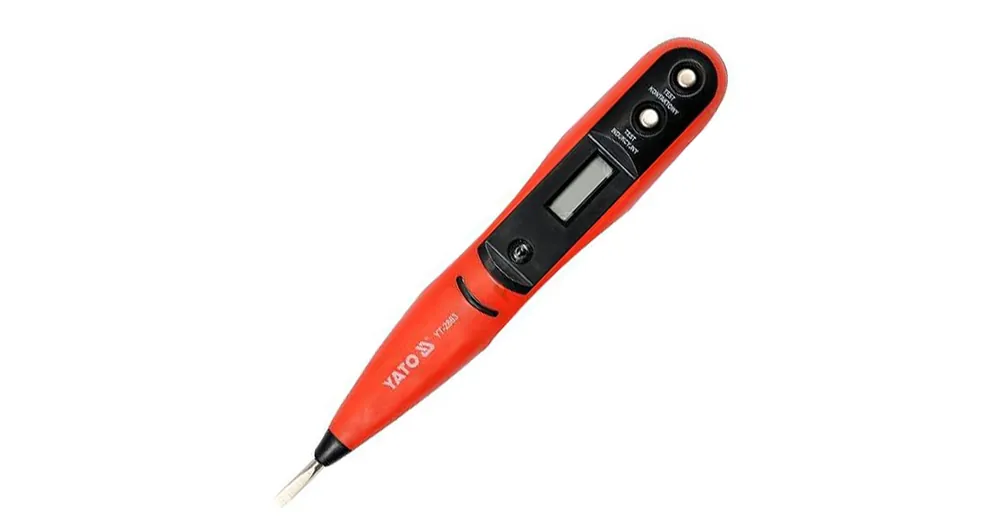 YATO 2863 VOLTMÉRŐ DIGITÁLIS 12-250V LCD KIJELZŐ 50-500HZ Különleges ajánlat