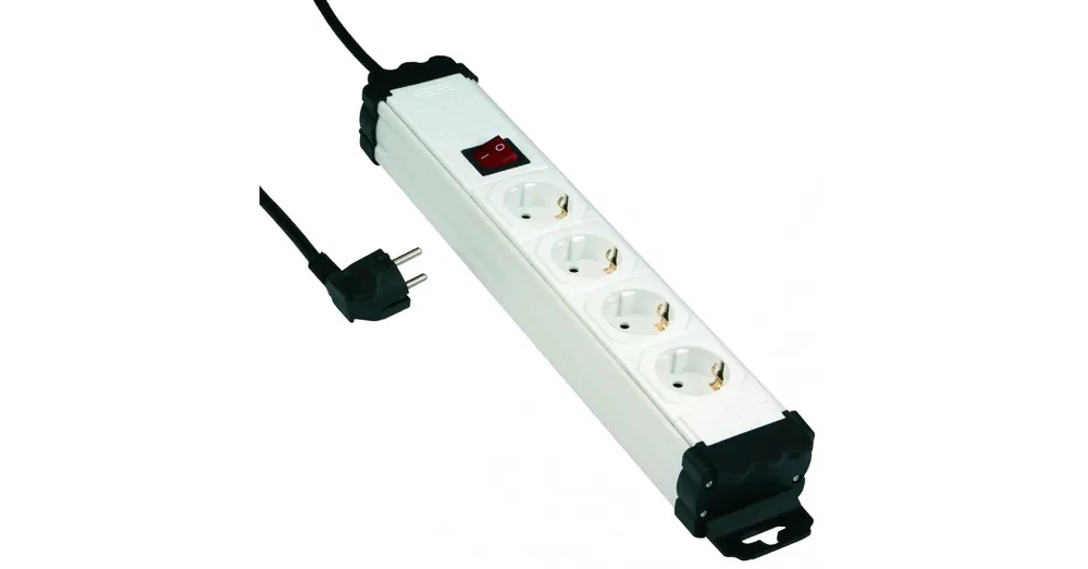KÁBEL HOSSZABBÍTÓ-ELOSZTÓ 4-ES 4/2M KAPCSOLÓS FEHÉR 3*1.0MM DÜWI G12427 Vedd meg online