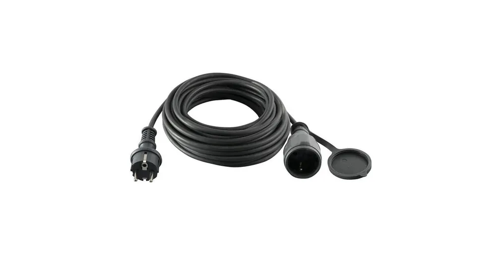 Azonnali szállítás GAO 0065109 KÁBEL HOSSZABBÍTÓ LENGŐ 10M FÖLDELT KÜLTÉRI-FEKETE 3*1.5mm