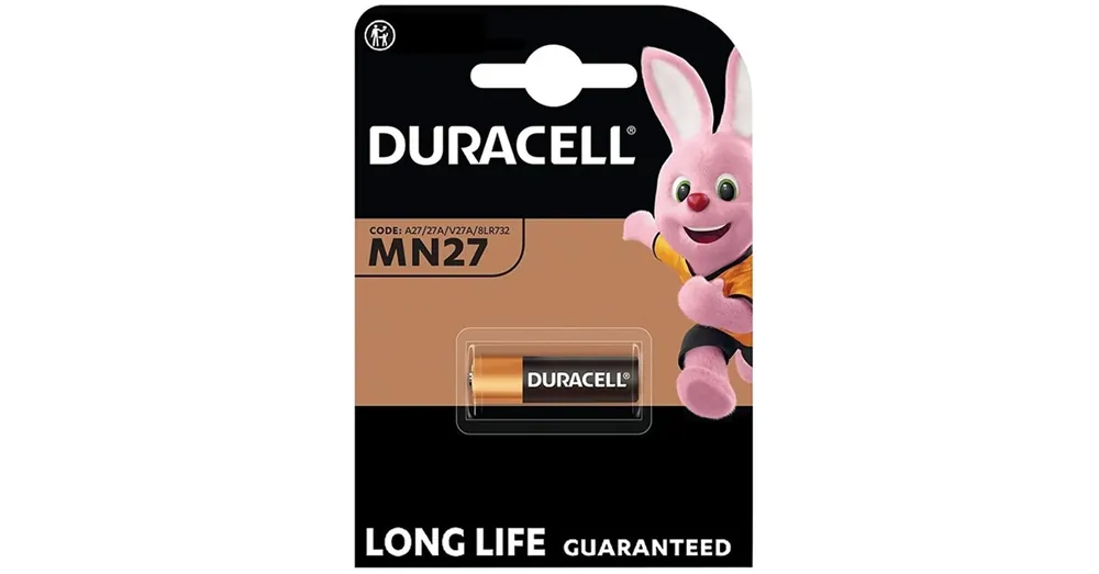 Akció DURACELL PLUS RIASZTÓ ELEM 12V MN27 SECURITY 01DB/CSOMAG