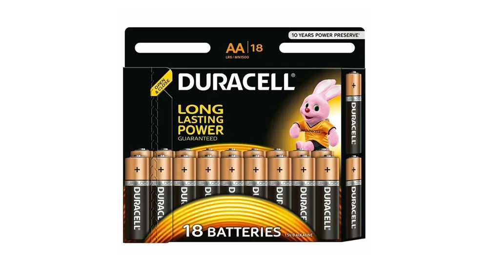 DURACELL MN1500 CERUZAELEM 1.5V AA LR6 BASIC 18DB/CSOMAG Prémium