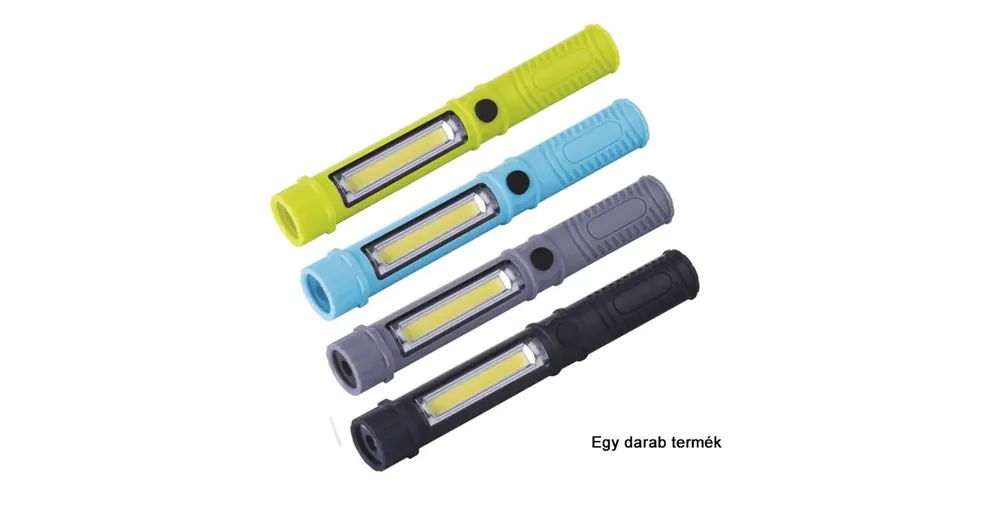 ELEMLÁMPA LEDES 1XLED, COB 3AAA MÁGNESES EMOS P3897 Kedvezmény