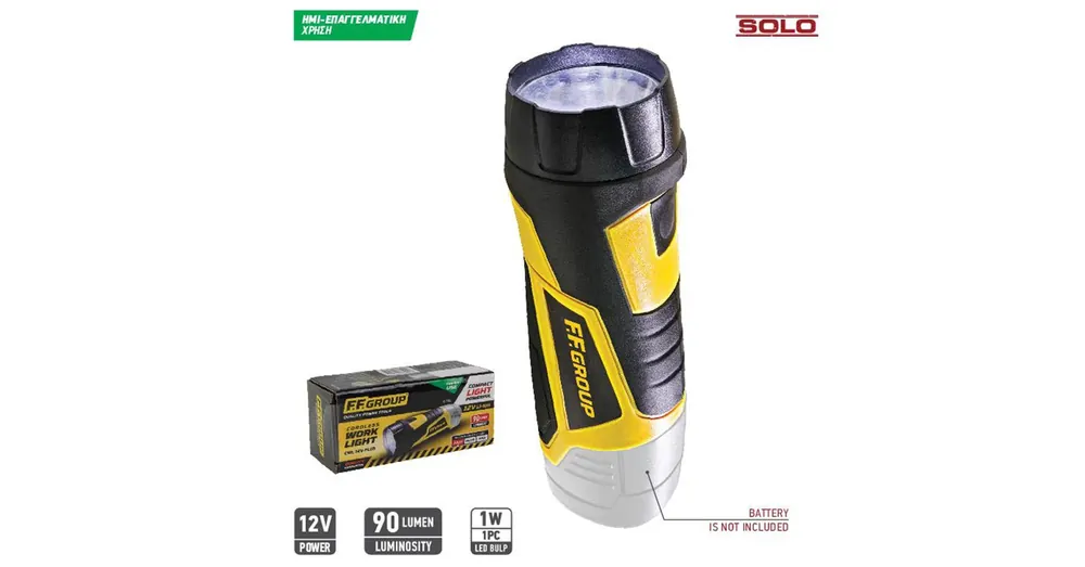 Kedvezmény ELEMLÁMPA 12V CWL12V PLUS, AKKUS F.F.GROUP 41305 UTOLSÓ DARAB