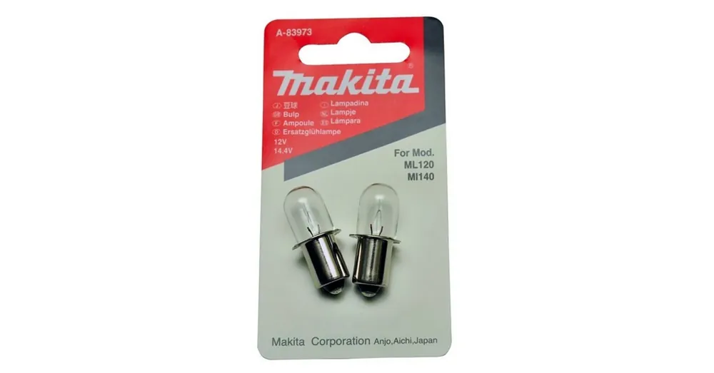 Újdonság MAKITA A-83973 UTOLSÓ DARAB IZZÓ 12V ML120 2DB/CSOMAG