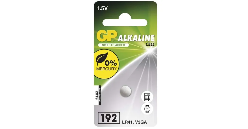 GOMBELEM ALKÁLI 1,5V LR41 GP 192F-2C5 Csak ma