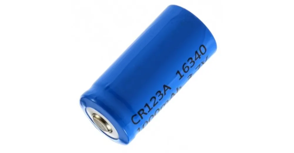 Csak ma RIASZTÓAKKU 3.7V 1800mAh LI-ION TÖLTHETŐ IMPORT CR123A 16340
