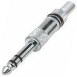 Korlátozott ajánlat JACK DUGÓ 6.3mm SZTEREO TÖRÉSGÁTLÓVAL FÉM IMPORT SK 3M