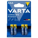 CERUZAELEM 1.5V AAA LR03 04DB/CSOMAG VARTA LONGLIFE POWER Vásárlói kedvenc