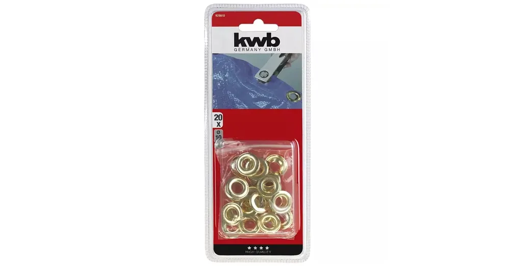 PONYVARINGLI D10mm SÁRGARÉZ 20 DARAB/CSOMAG KWB 49929810 Kedvezmény
