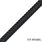 Korlátozott ajánlat FONATOLT KÖTÉL UV STABIL D3 FEKETE POLIÉSZTER TB 190KG IMPORT