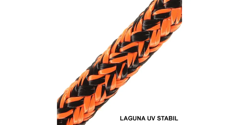 Végkiárusítás LAGUNA KÖTÉL UV STABIL D06 FEKETE-NEONNARANCS TB 980KG MAGYAR