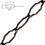 DÍSZLÁNC D2.2*26mm ANTIK-BRONZ KATEDRÁL PROFIL SILA 55107D6 Utolsó esély