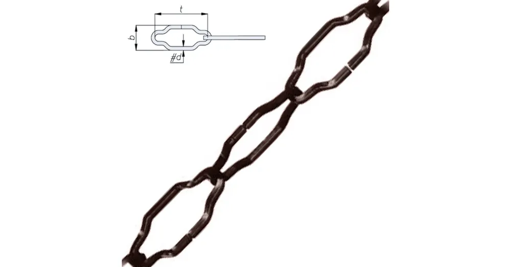 DÍSZLÁNC D2.2*26mm ANTIK-BRONZ KATEDRÁL PROFIL SILA 55107D6 Utolsó esély