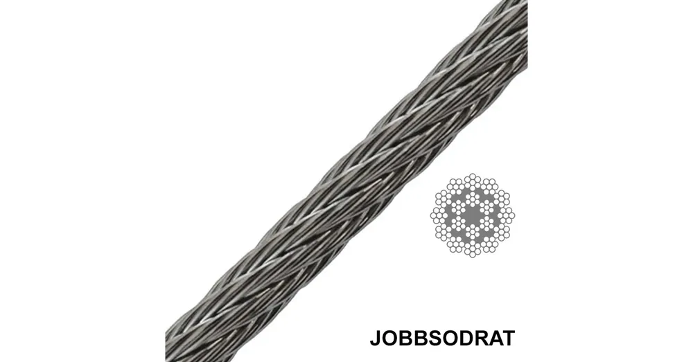 Kedvezmény SODRONYKÖTÉL D3.0 18x7 WSC HG CSAVARODÁSMENTES JOBBSODRAT IMPORT