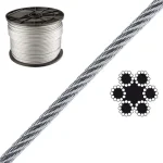 Azonnal elérhető SODRONYKÖTÉL D4.0 T6*12 DIN 3056 HG. SZE 1770N IMPORT 100FM/TEKERCS