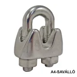 KÖTÉLSZORÍTÓ BILINCS D3 1/8c DIN 741 A4 SAVÁLLÓ U ALAKÚ IMPORT Azonnali szállítás