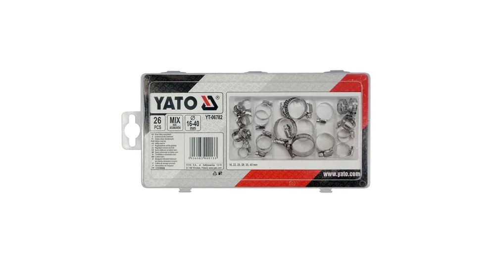 Akciós ár YATO 06782 CSŐBILINCS KÉSZLET 26DB FOGAZOTT 16-40mm