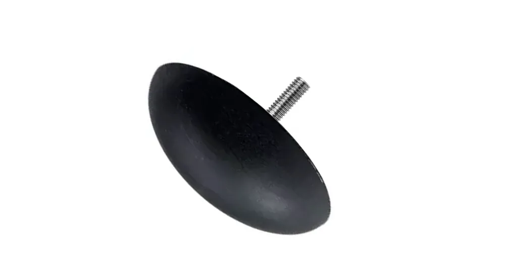 Alacsony ár ÜTKÖZŐ UNIVERZÁLIS CSAVAROS D70/M5*22mm FEKETE POLI-GUMI MAGYAR UTOLSÓ DARABOK