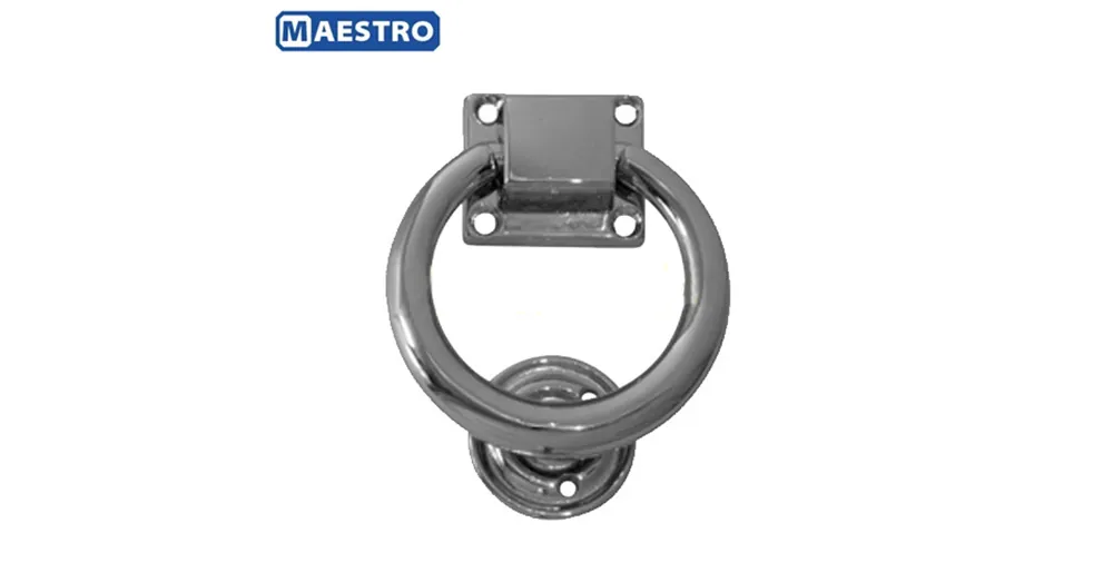 KOPOGTATÓ MATT KRÓM RING 100MM*115MM SZATÉN MAESTRO 4180 CR.SAT Gyors kiszállítás