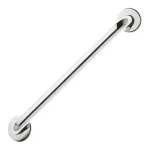 Biztonságos vásárlás AMIG 5/6969 AJTÓHÚZÓ U ALAKÚ 400mm INOX CSILLOGÓ NAGY ROZETTÁVAL