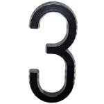Árengedmény HÁZSZÁM FÉNYES FEKETE 3 ÜTHETŐ D5 CSAPPAL 120mm MAGYAR