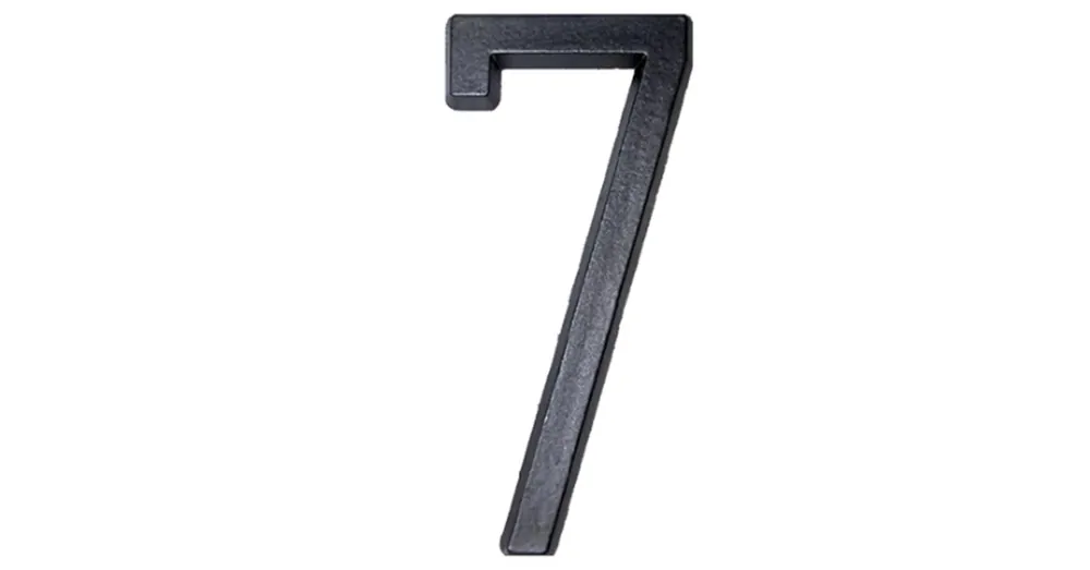 Legkelendőbb HÁZSZÁM FÉNYES FEKETE 7 ÜTHETŐ D5 CSAPPAL 120mm MAGYAR