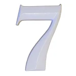 Kedvezményes ár HÁZSZÁM FEHÉR ÖNTÖTT 7 ÜTHETŐ CSAPPAL, TIPLIVEL 80mm MAGYAR N°302