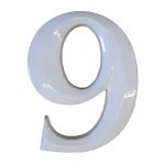 Vedd meg most HÁZSZÁM FEHÉR ÖNTÖTT 9 ÜTHETŐ CSAPPAL, TIPLIVEL 80mm MAGYAR N°302