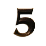 HÁZSZÁM ANTIK-BRONZ ÖNTÖTT 5 ÜTHETŐ CSAPPAL, TIPLIVEL 80mm MAGYAR N°302 Legjobb ár