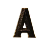 HÁZSZÁM ANTIK-BRONZ ÖNTÖTT A ÜTHETŐ CSAPPAL, TIPLIVEL 80mm MAGYAR N°302 Végkiárusítás