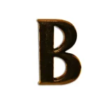 Exkluzív ajánlat HÁZSZÁM ANTIK-BRONZ ÖNTÖTT B ÜTHETŐ CSAPPAL, TIPLIVEL 80mm MAGYAR N°302