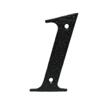 Szuper ajánlat AMIG 1/9858 AJTÓSZÁM CSAVAROZHATÓ 1 100mm FEKETE KOVÁCSOLT VAS JELLEGŰ