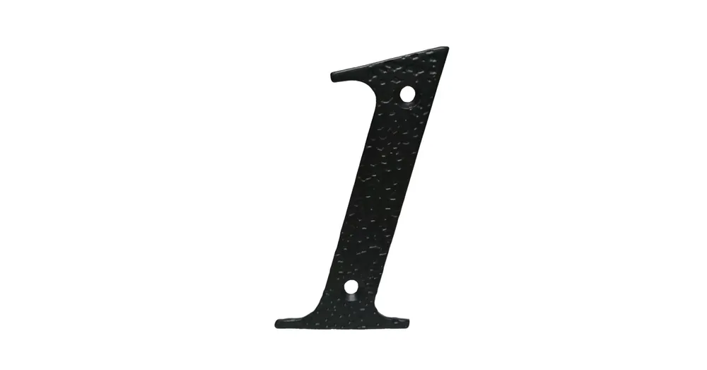 Szuper ajánlat AMIG 1/9858 AJTÓSZÁM CSAVAROZHATÓ 1 100mm FEKETE KOVÁCSOLT VAS JELLEGŰ