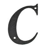 AMIG 1/17558 AJTÓBETŰ CSAVAROZHATÓ C 100mm FEKETE KOVÁCSOLT VAS JELLEGŰ Vedd meg online
