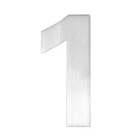 HÁZSZÁM INOX 1 RAGASZTHATÓ-TIPLIZHETŐ 120mm MAESTRO 93021 Legkelendőbb