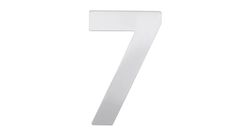 Biztonságos vásárlás HÁZSZÁM INOX 7 RAGASZTHATÓ-TIPLIZHETŐ 120mm MAESTRO 93027