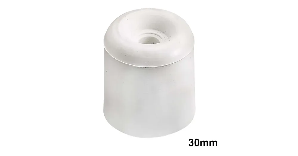 AJTÓÜTKÖZŐ KÚPOS D30-D27*27mm POLI-GUMI FEHÉR D5mm FURAT MAGYAR Vedd meg online