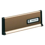 Legkelendőbb LEVÉLBEDOBÓ KICSI ALU-BRONZ 266mm*90mm CÍMKÉS SILMEC 10-600.53