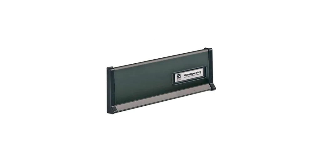 Exkluzív ajánlat LEVÉLBEDOBÓ KICSI FEK-ANTRACIT 266mm*90mm CÍMKÉS SILMEC 10-600.84