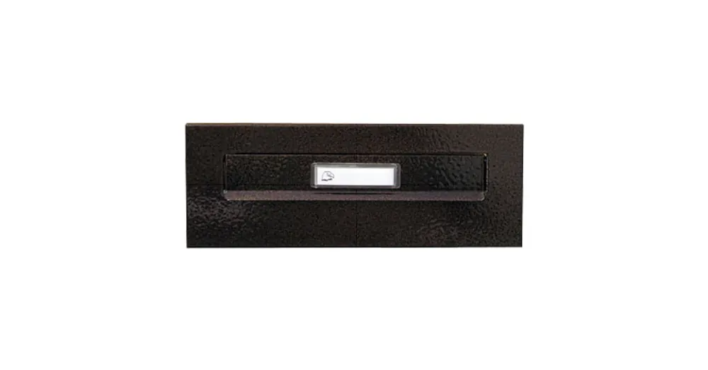 LEVÉLBEDOBÓ BRONZ(BARNA) 120mm*320mm CÍMKÉS NY 240*40mm MAGYAR Újdonság