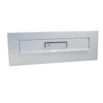 Újdonság LEVÉLBEDOBÓ FEHÉR 120mm*320mm CÍMKÉS NY 240*40mm MAGYAR