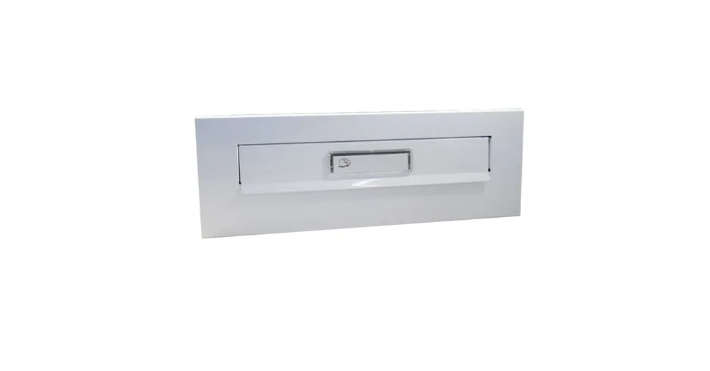 Újdonság LEVÉLBEDOBÓ FEHÉR 120mm*320mm CÍMKÉS NY 240*40mm MAGYAR