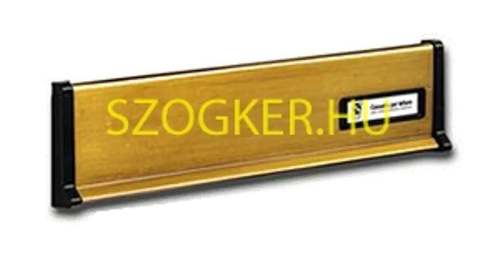 Árengedmény LEVÉLBEDOBÓ NAGY SZATÉN-RÉZ 376mm*90mm CÍMKÉS SILMEC 10-650.39