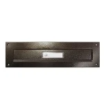 LEVÉLBEDOBÓ BRONZ (BARNA) 100mm*360mm CÍMKÉS NY 290*30 MAGYAR Árcsökkenés