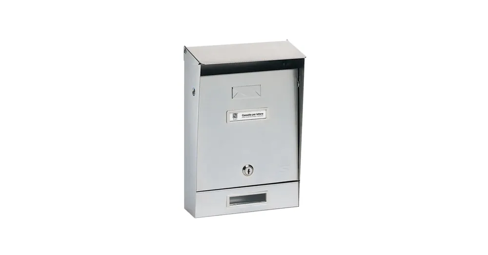 Gyors kiszállítás POSTALÁDA KÜLTÉRI ÁLLÓ INOX EGYOLDALAS (22cm*32,5cm) SILMEC 10-001