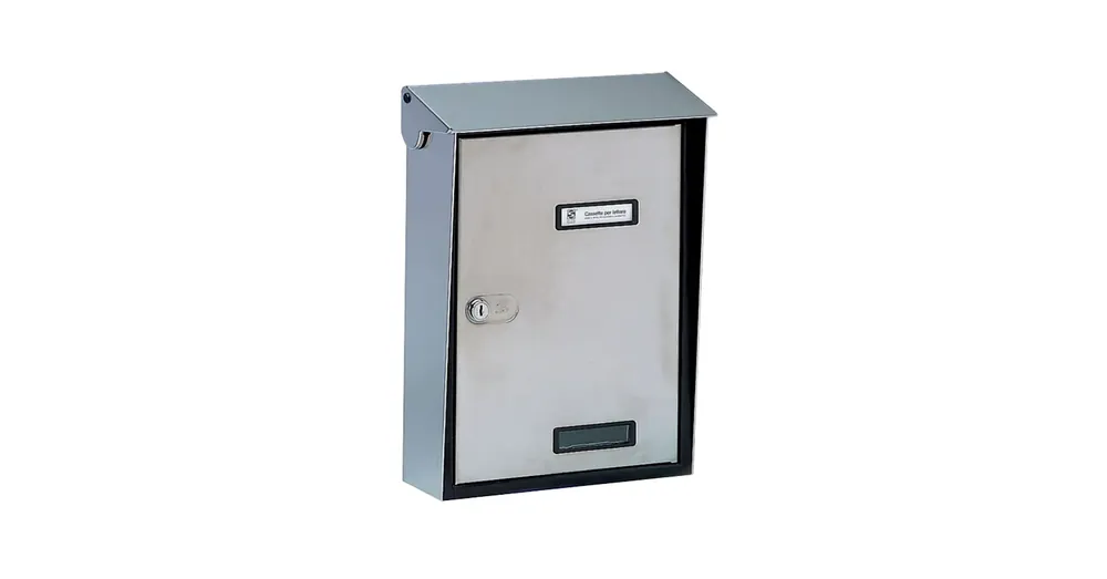 Akció POSTALÁDA KÜLTÉRI ÁLLÓ INOX EGYOLDALAS (27,5cm*38,5cm) SILMEC 10-015