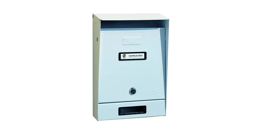 Biztonságos fizetés POSTALÁDA KÜLTÉRI ÁLLÓ FEHÉR EGYOLD.(22cm*32cm)FELNY. SILMEC 10-201.01
